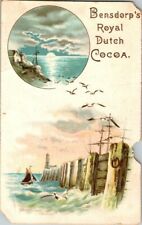 Vintage Bensdorp's Royal Dutch Cocoa S.L. Bartlett Boston MA IMPORTER A491 picture