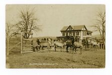 Postcard RPPC Washingtonville Milton Montour PA Bloomington KS 1907 picture