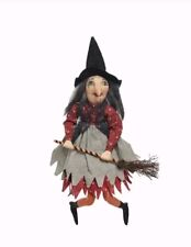 Joe Spencer's Gathered Traditions Paprika Little Witch Halloween Handcrafted picture