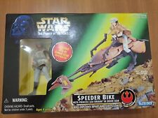 Vintage 1997 Star Wars  Power Of The Force, Princess Leia/Speeder Bike Set NIB  picture