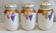 Three Antique Hand Painted Nippon Spice Shakers, Pre 1921 W/Gold Gilt Work picture