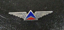 Vintage Delta Airlines Sterling Silver Hard Widget Service Pin by Maker M, 0.8g picture