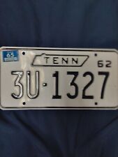 1962 1963 1964 1965 TENNESSEE License Plate picture