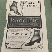 1902 AD(M8)~THE RADCLIFFE SHOE CO. BOSTON. RADCLIFFE SHOES FOR WOMEN picture