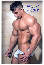 Handsome Muscular Male Bodybuilder Gay Interest Photo Photograph Reprint #17 picture