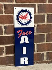 Pure Free Air Metal  Gasoline Gas sign Pump Oil Firebird Gasoline picture