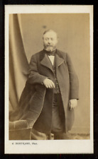 Bertrand CDV in Paris; One Man Poses; Vintage Albumen Print c.1865 picture
