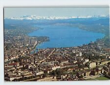Postcard Zürich and the Alps Zürich Switzerland picture