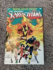 UNCANNY X-MEN AND NEW TEEN TITANS #1- 3rd DEATHSTROKE (WOLVERINE) picture