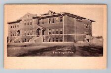 Fort Morgan CO-Colorado, Public School, Exterior, Vintage Postcard picture