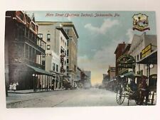c. 1910 Jacksonville FL Postcard Main Street Business District Store Fronts picture