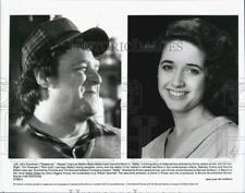 1989 Press Photo Actors John Goodman and Trini Alvarado - DFPG59865 picture