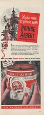 1947 Prince Albert Santa You're Sure To Please Christmas Vintage Print Ad picture
