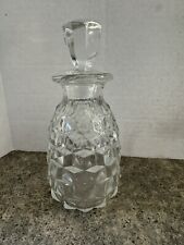 Fostoria CLEAR American Glass CONDIMENT KETCHUP BOTTLE with Stopper 7