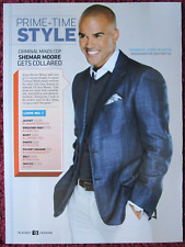 Magazine Photo Article, 1-Page Pinup Clipping ~ SHEMAR MOORE Criminal Minds TV picture