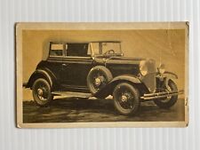 Antique 1931 - Chevrolet Landau Phaeton Car - Dealer / Factory Card Info Card picture