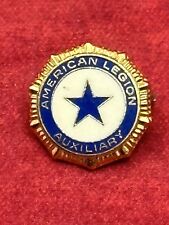 Vintage American Legion Auxiliary Lapel Pin Goldtone USA Military Patriotic picture