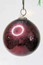 Vintage Blown Glass Kugel Mini BALL Christmas Ornament Japan picture