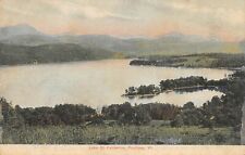 Lake St Catherine Poultney Vermont Aerial View c1910 Bird's-Eye Postcard picture