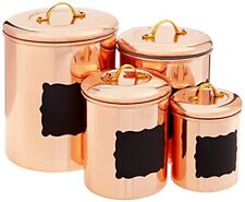 New - Old Dutch Canister (Set of 4), 4 quart, Copper picture