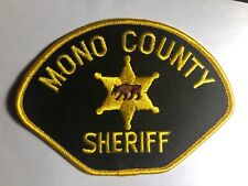 Mono County California Sheriff Patch picture
