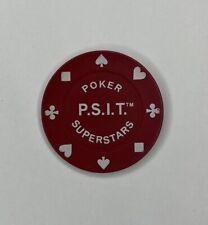 1 RED Poker P.S.I.T. Superstars Invitational Tournament Casino Chip picture