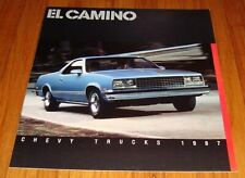 Original 1987 Chevrolet El Camino Sales Brochure Catalog SS picture
