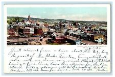 1906 Showing Buildings in Duluth Minnesota MN Posted Antique Postcard picture