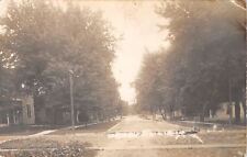 Sigourney Iowa~South Jefferson Street Scene~1910 RPPC picture