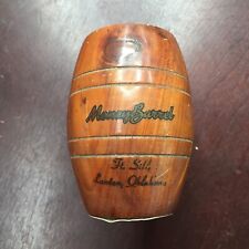 Vintage Wooden Money Barrel Ft. Sill, London, Oklahoma picture