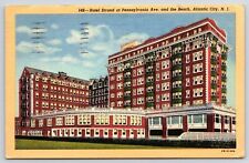 1952 Hotel Strand At Penn. Ave. & Beach Atlantic City New Jersey Posted Postcard picture