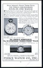 1938 Pierce waterproof Swiss watch picket Telemetre watch photo vintage print ad picture