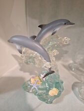 Lenox 2002 Dolphins in a Wave. picture