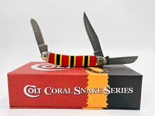 COLT CORAL SNAKE SERIES KNIFE RARE WITH 3 BLADES picture