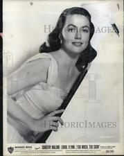 1958 Press Photo Actress Dorothy Malone Starring in 