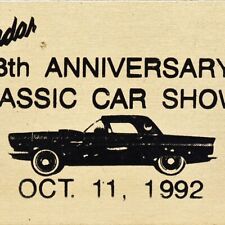1992 Frandor Avenue Classic Car Show Antique Auto Meet Lansing Michigan Plaque picture