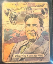 1941 War Gum, Gum Inc #117, Willkie Visits World Battlefronts picture
