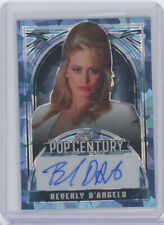 2024 Leaf Pop Century BEVERLY D'ANGELO Auto Blue Cracked Ice #'d 8 JT picture