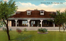 VTG 1912 PC GOLF & COUNTRY CLUB CLUBHOUSE HOT SPRINGS AR WILLIE PARK JR COURSE * picture