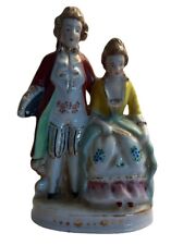 Vintage Porcelain Victorian Couple 4.5” Figurine ~ Occupied Japan picture