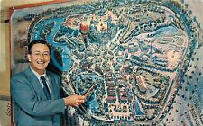 Postcard P11876 Walt Disney, Artist's Rendering Map Adventureland Plastichrome picture