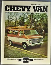 1974 Chevrolet Van Truck Catalog Brochure G10 G20 G30 Excellent Original 74 picture
