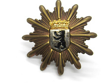 Vintage West German State Police Nordrhein-Westfalen Hat Badge (obsolete) Marked picture
