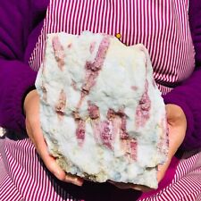 4.95LB TOP Natural Red Tourmaline Crystal Rough Mineral Healing Specimen 657 picture