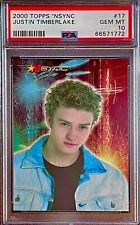 POP 1 PSA 10 RC Justin Timberlake 2000 Topps NSYNC True Rookie 
