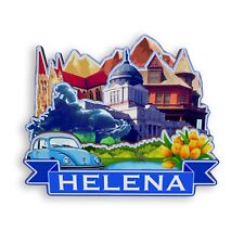 Helena Montana USA Refrigerator magnet 3D travel souvenirs wood gift picture
