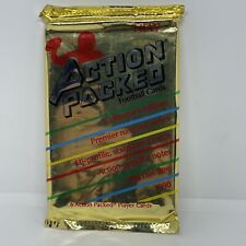 1990 Action Packed Football 6 card Unopened Pack picture