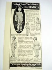 1932 Ad Dr. Denton Sleeping Garments For Children Centreville, Michigan picture