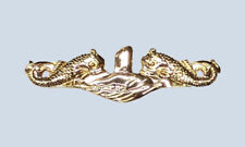 SSN 21 Seawolf Class Dolphins Navy Submarine Badge Officer Gold picture