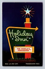Perry FL-Florida, Holiday Inn, Advertising, Antique Vintage Souvenir Postcard picture